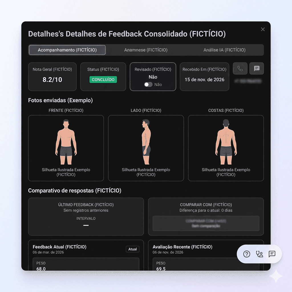Acompanhamento com feedback continuo
